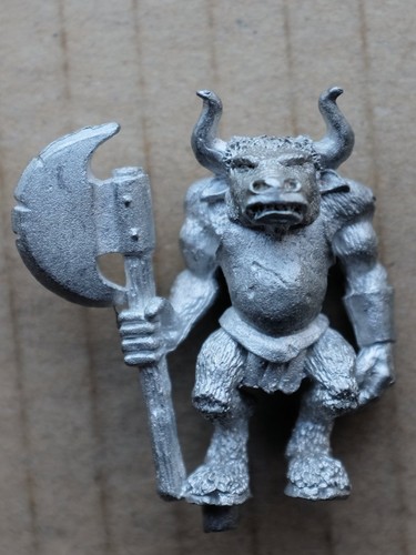 Minotaur with great - minotaur, axe
