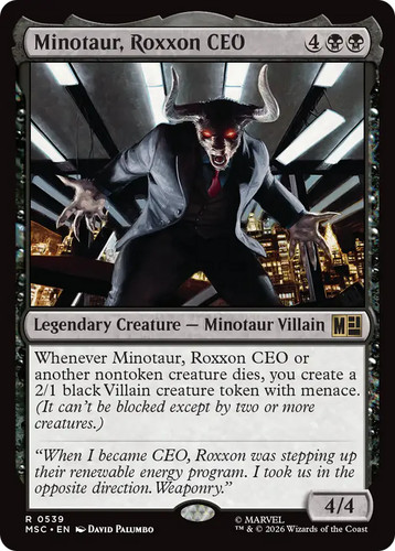 Minotaur roxxon ceo - roxxon, mtg