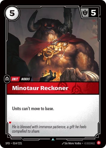 Minotaur reckoner sfd 014 - reckoner,