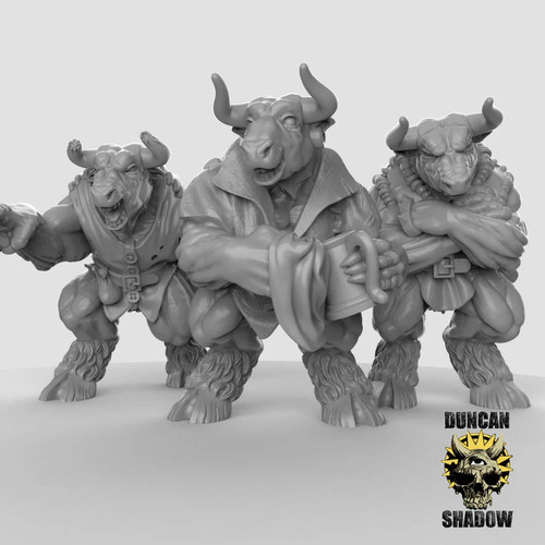 Minotaur tavern npc miniature - minotaur,
