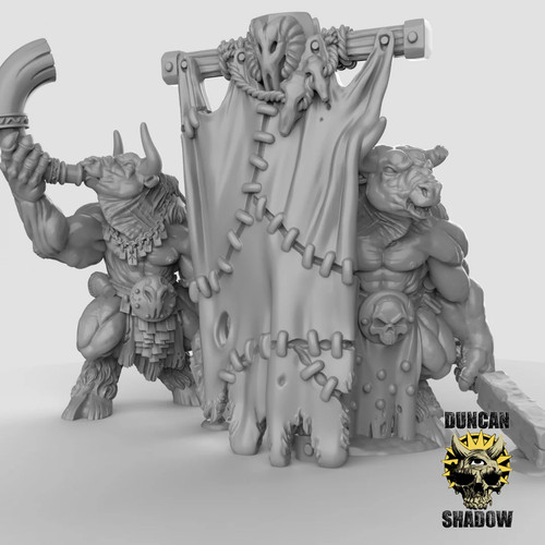 Minotaur standard and musician - standard,