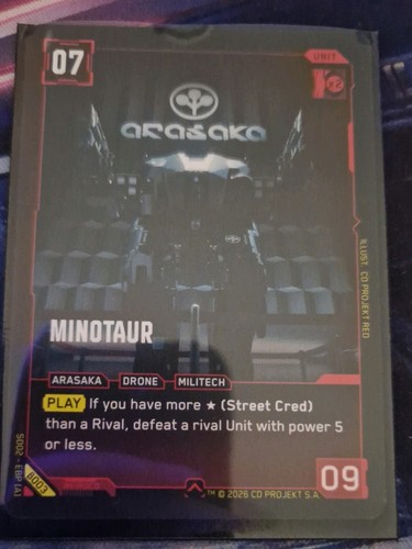 Cyberpunk 2077 tcg arasaka - cyberpunk,