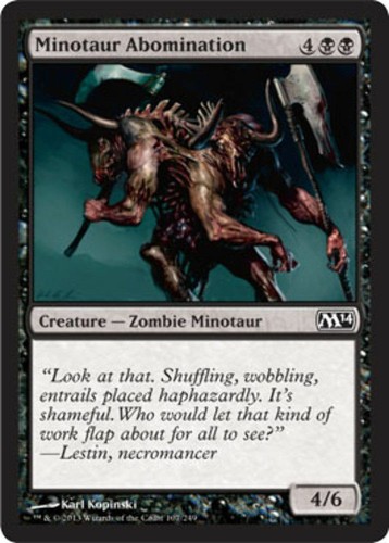 Minotaur abomination magic - abomination,