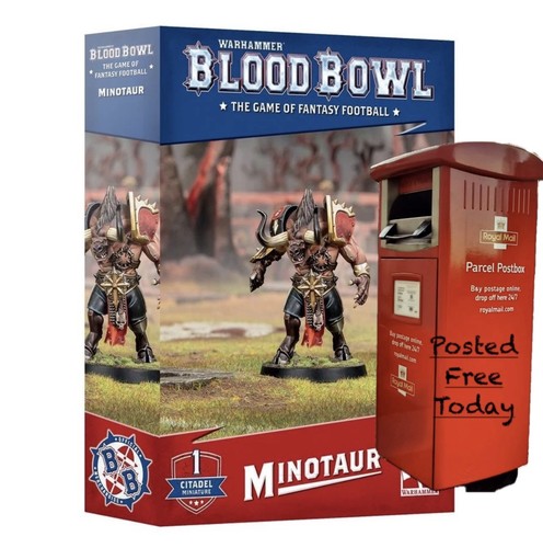 Warhammer blood bowl minotaur - warhammer, bowl-
