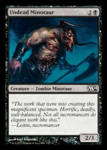 Undead minotaur magic 2014 - undead,