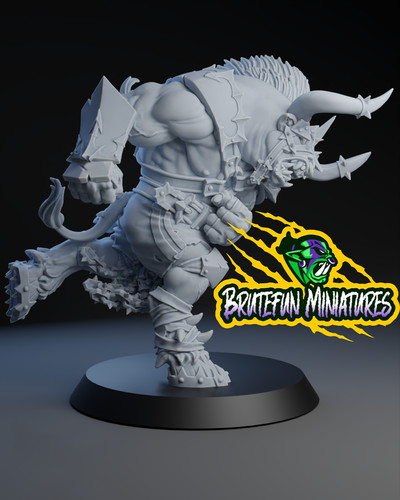Chaos charging minotaur - chaos, star