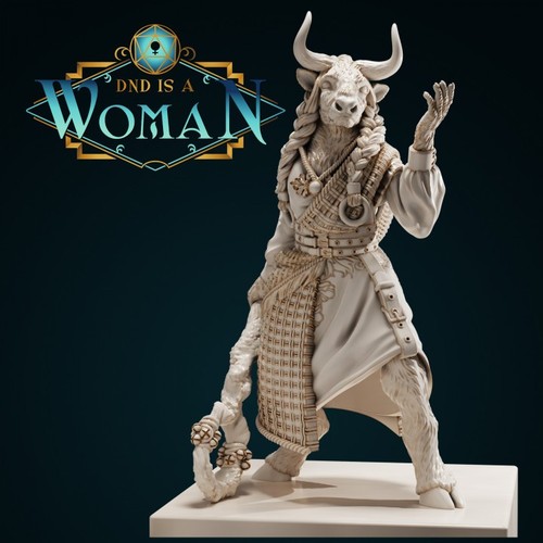 Minotaur druid female - minotaur,
