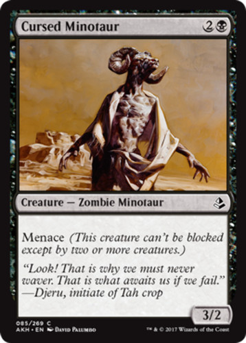 Cursed minotaur amonkhet mtg - -,